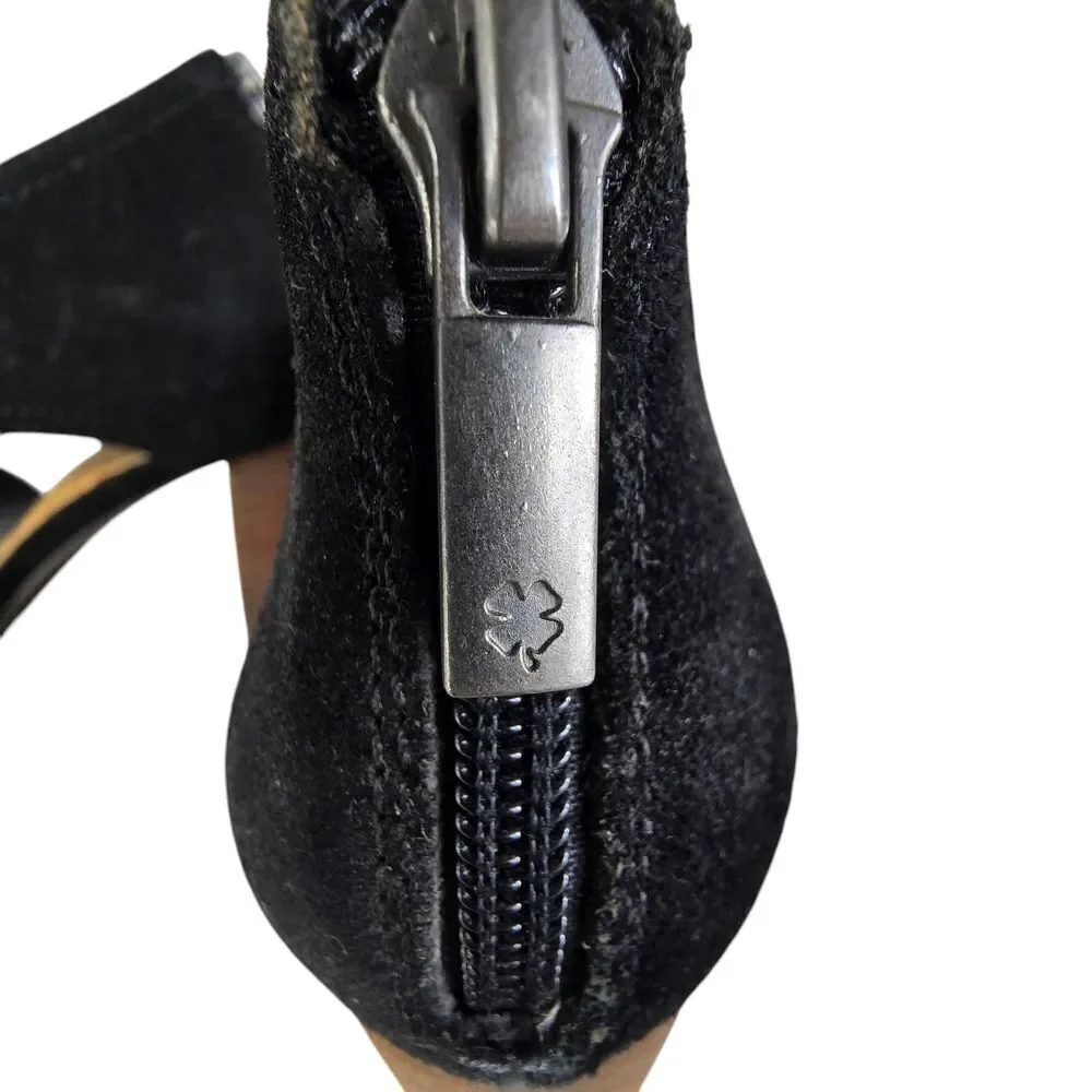 Lucky Brand Black Block Heel Sandals - Picture 3 of 6